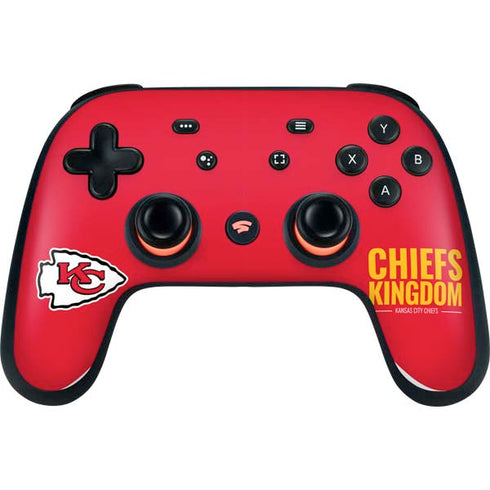 NFL Kansas City Chiefs Team Motto Google Stadia Controller Skin